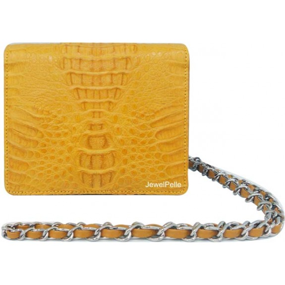 HB0335 crocodile bag yellow