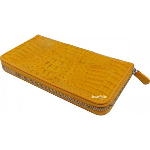 HB0367 crocodile wallet yellow