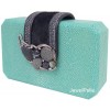 HB0459 stingray clutch turquoise