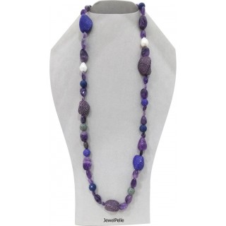 Stingray necklace NE0538 violet