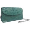 HB0491 crocodile lady bag green