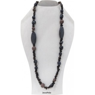 Stingray necklace NE0534 black